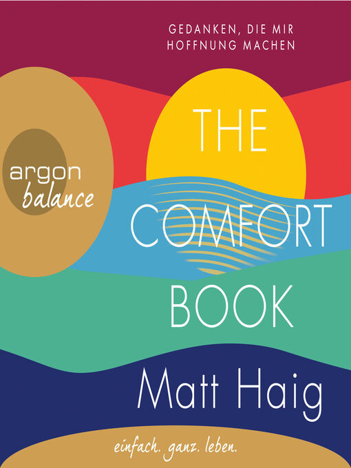 Title details for The Comfort Book--Gedanken, die mir Hoffnung machen (Gekürzt) by Matt Haig - Wait list